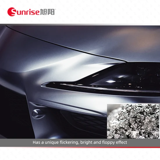 Pigmento de pasta de alumínio sem folhas de vendas quentes com superfície lisa para revestimentos de tintas de repintura automotiva